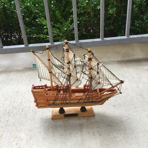 9" Sweden Wood Model Ship